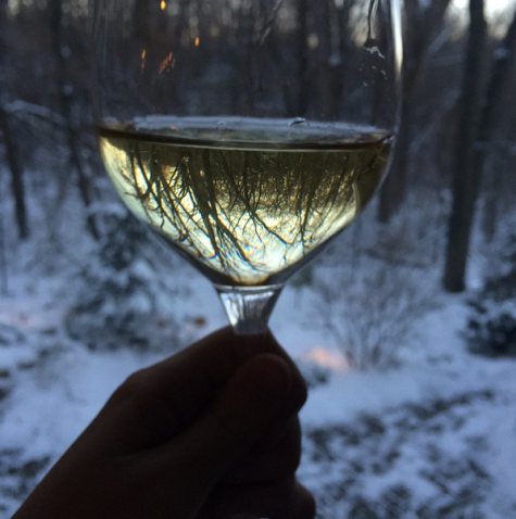 Trisaetum Riesling in a Glass Landscape